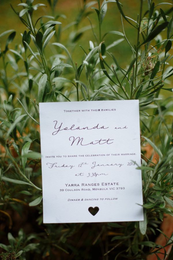 Yarra Ranges Estate wedding photo Monbulk