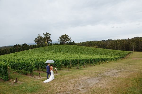 Yolanda and Matt's wedding day in Monbulk, frame 130
