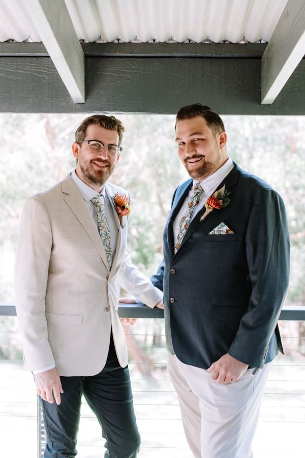 Sarah and Kyle's wedding day in Dixons Creek, frame 007