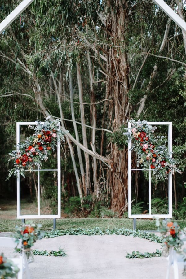 Sarah and Kyle's wedding day in Dixons Creek, frame 022