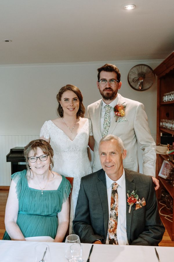 Sarah and Kyle's wedding day in Dixons Creek, frame 097