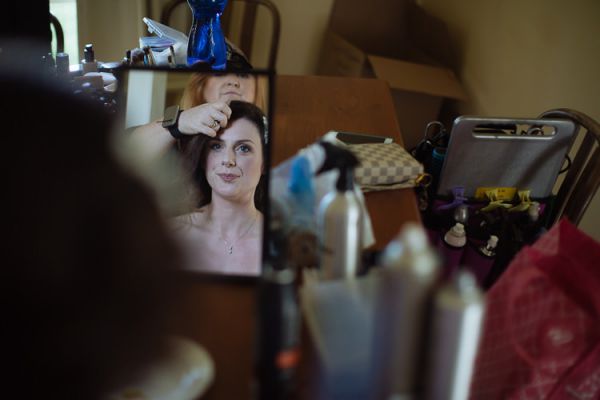 Heidi and Russell's wedding day in Wentworth Falls, frame 004
