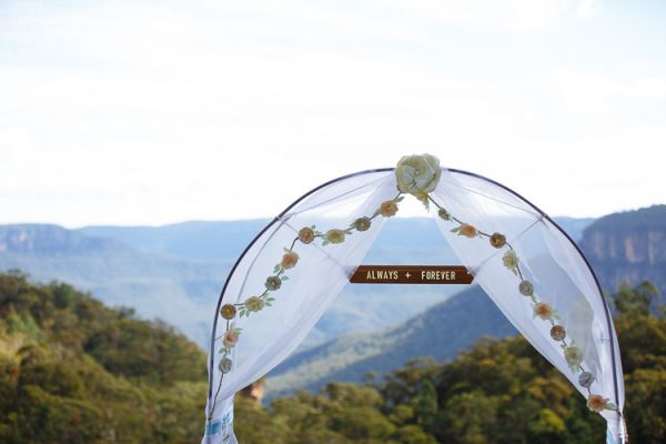 Heidi and Russell's wedding day in Wentworth Falls, frame 025