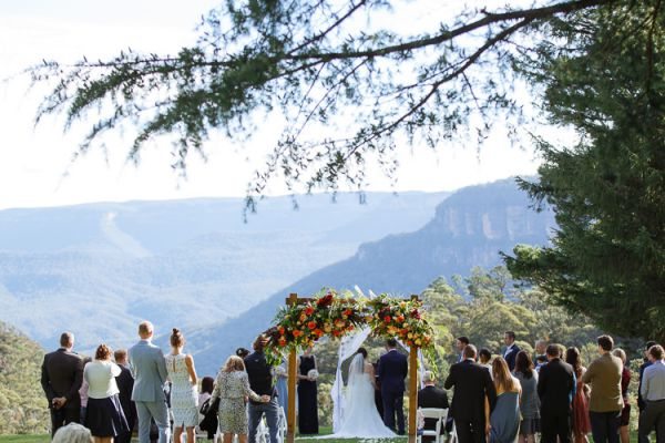 Heidi and Russell's wedding day in Wentworth Falls, frame 037