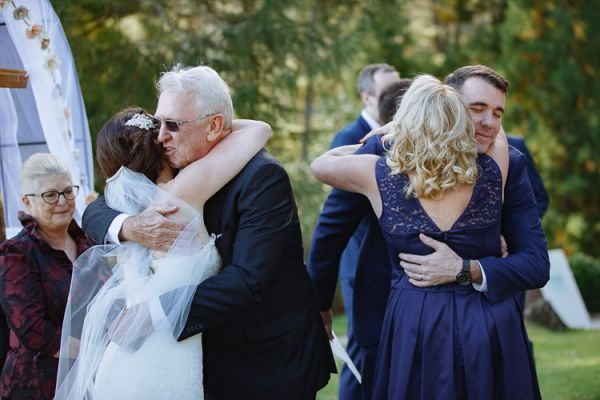 Heidi and Russell's wedding day in Wentworth Falls, frame 043