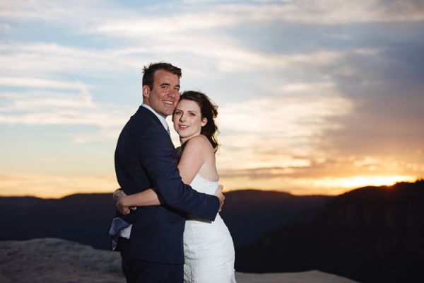 Heidi and Russell's wedding day in Wentworth Falls, frame 049