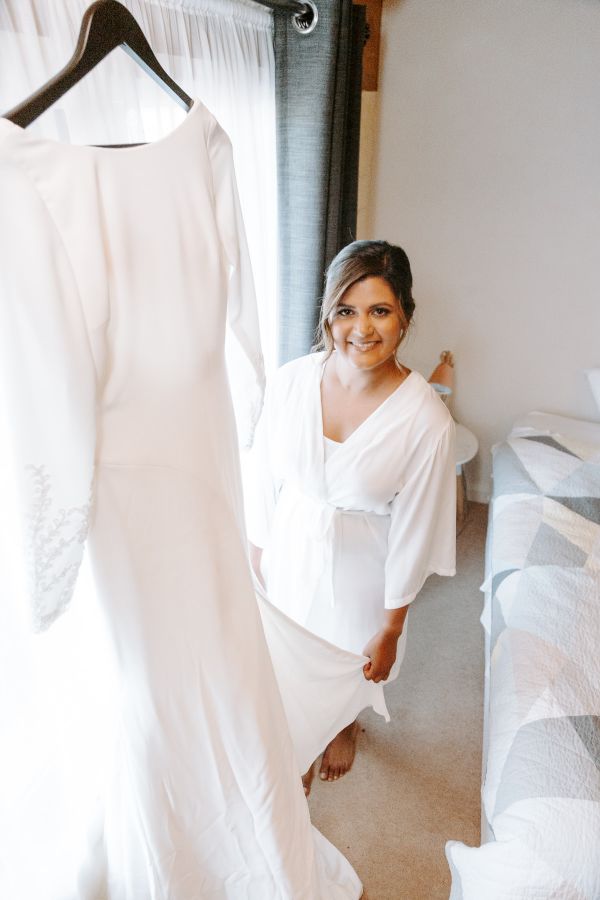 Mokshi and Josh's wedding day in Yarra Glen, frame 010