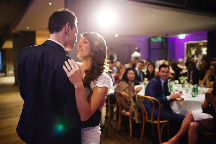 Pascale and Pasquale dance in warm light at The Boulevard in Kew.