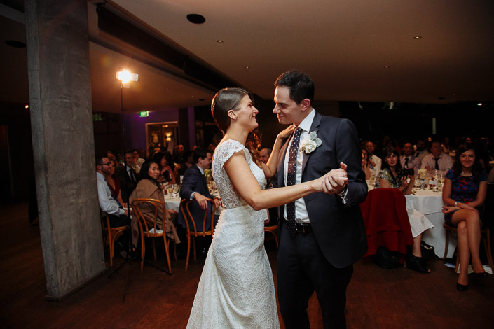 Pascale and Pasquale dance before seated guests at The Boulevard Restaurant and Functions.