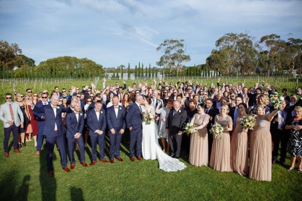 A ceremony moment at Stillwater at Crittenden, Dromana