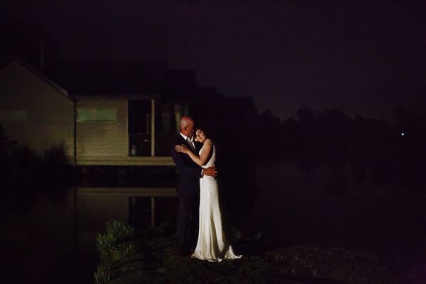Guests dancing the night away at the Crittenden Estate reception