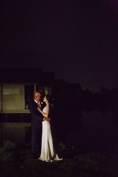 Party moment on the dancefloor, Mornington Peninsula wedding