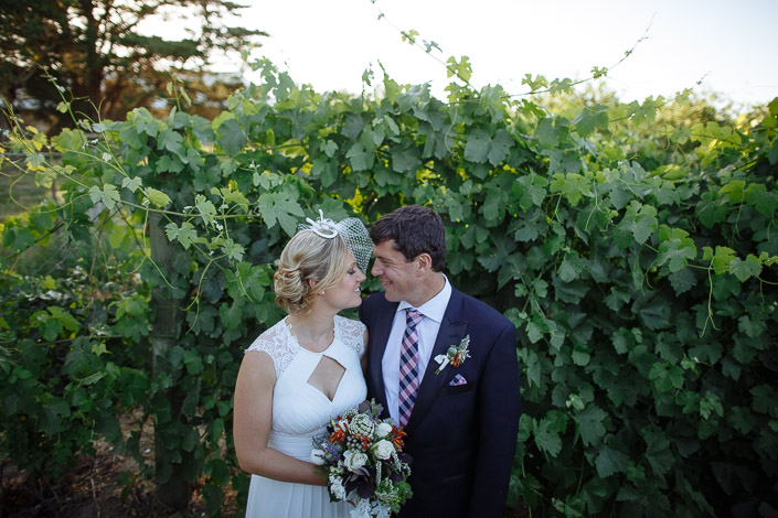 Nose to nose in front of the summer canopy