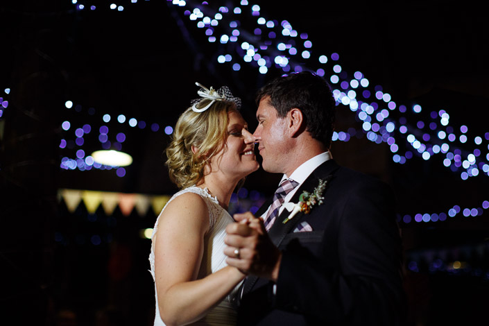 Nose to nose in the fairy-light haze for the final dance