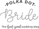 Featured on Polka Dot Bride wedding blog